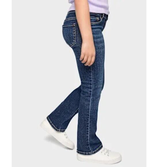 ⭐ The Children's Place Girls Kids Bootcut Denim Jeans Pants NWT sz: 12 husky - Picture 1 of 8